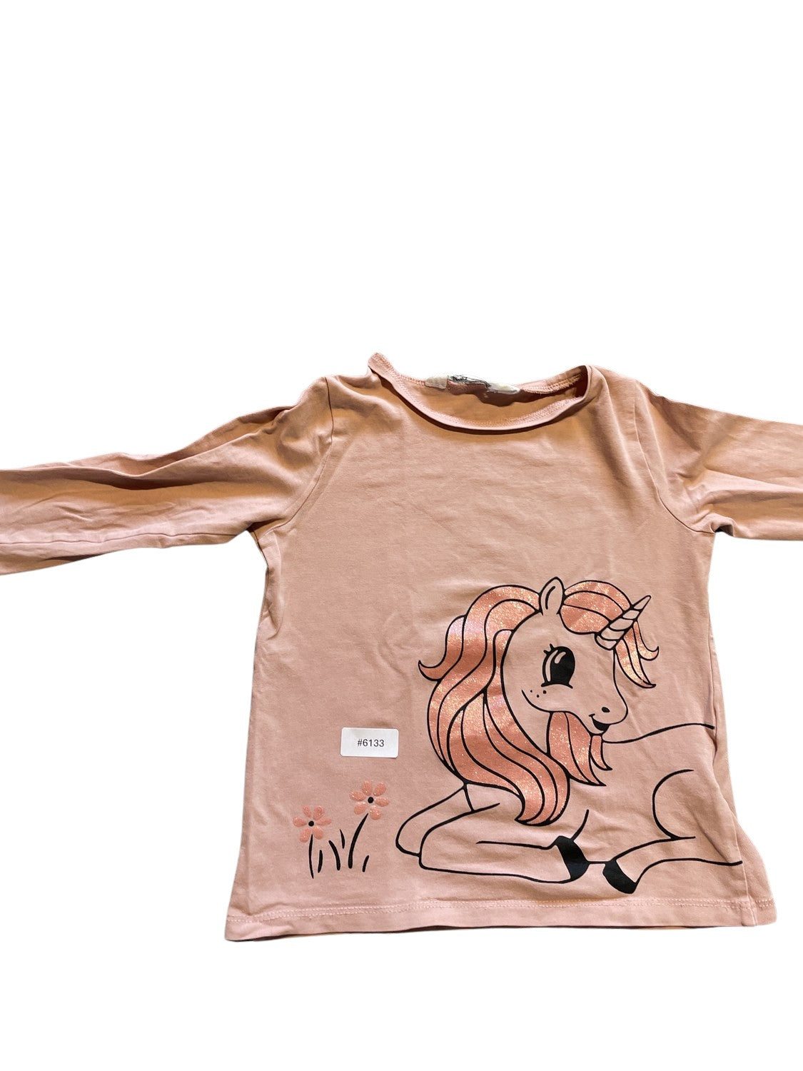 Langarmshirt mit Einhorn-Motiv - Gr. 98