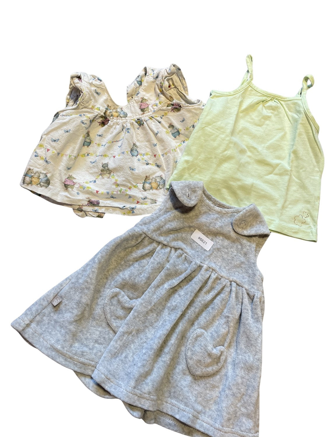 3er Bundle Kleider und Tops - Gr. 68