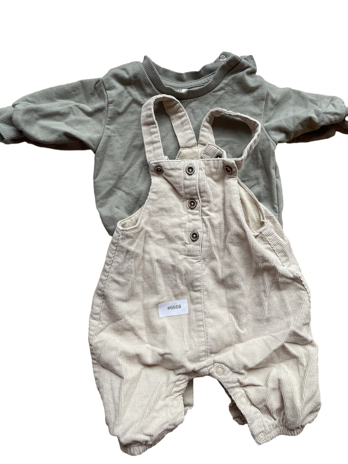 Set Strampler mit Langarmshirt - Gr. 56