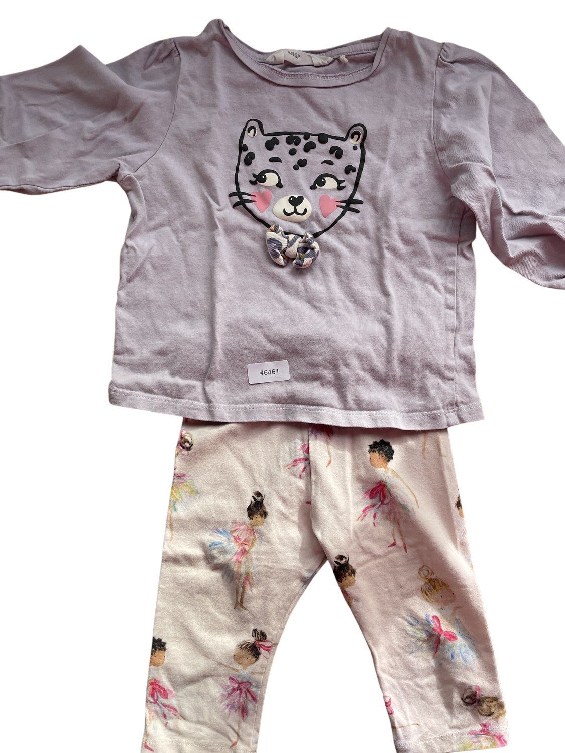 Set Langarmshirt und Leggings - Gr. 98