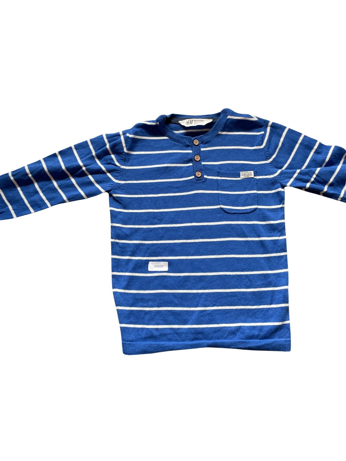 Gestreifter Pullover - Gr. 110