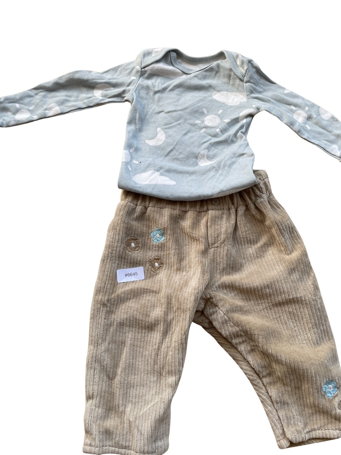 Set Langarmshirt und Hose - Gr. 62