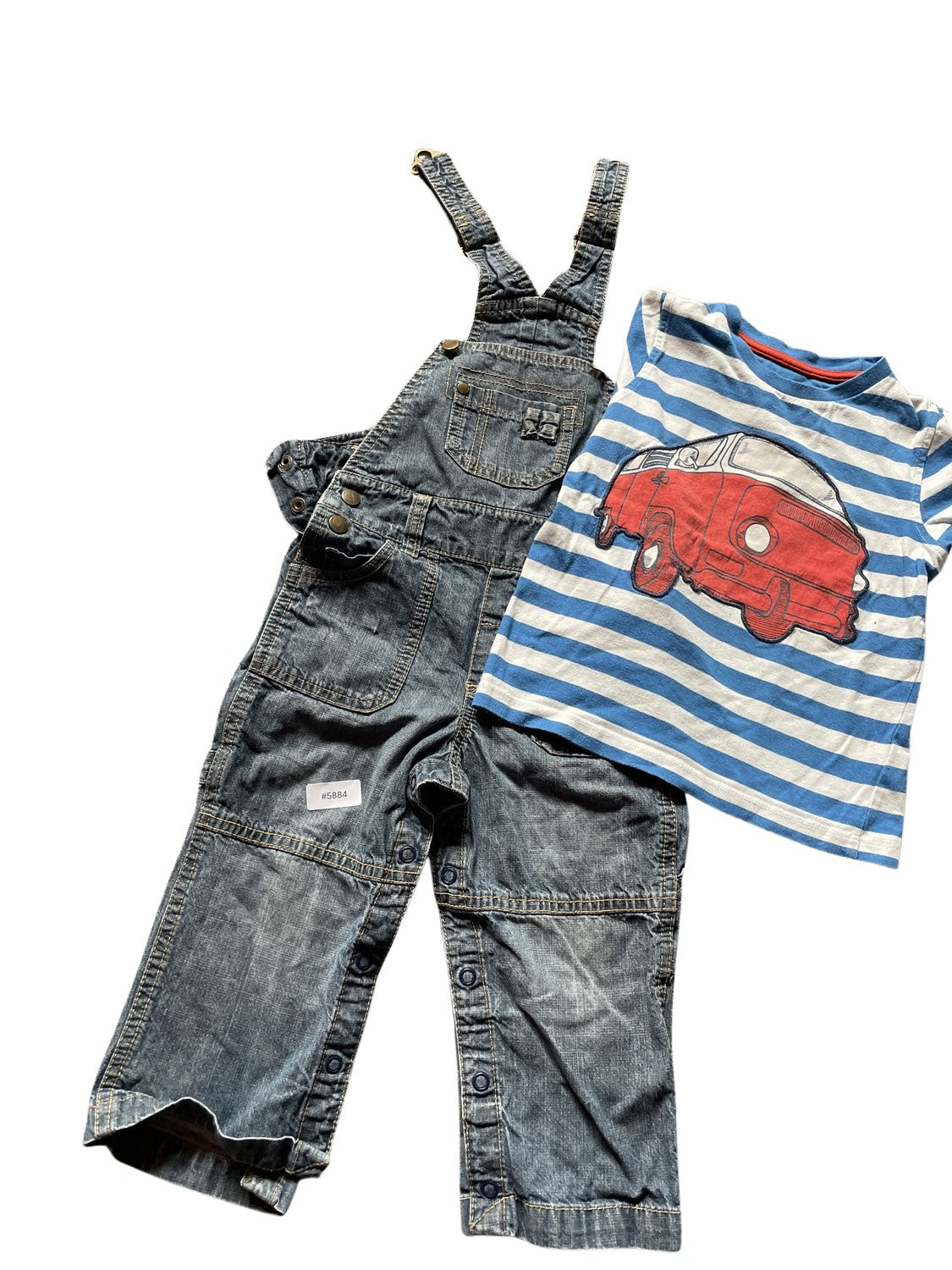 Shirt und Latzhose Set - Gr. 92