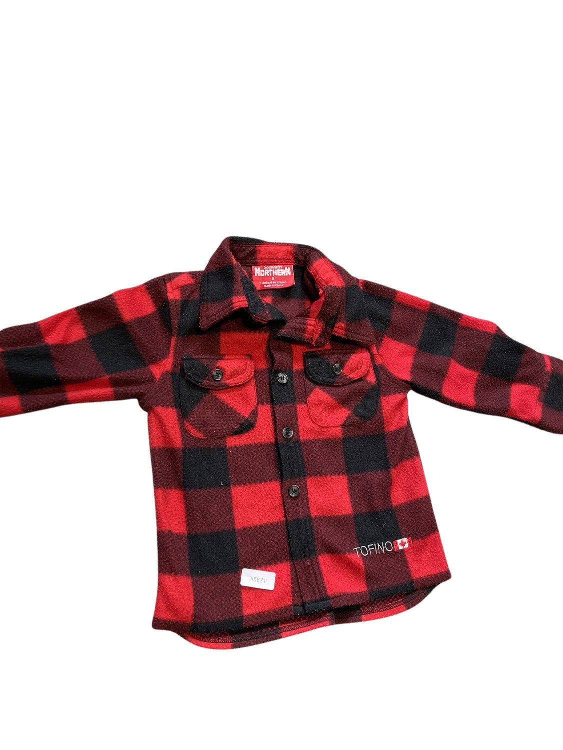 Langärmelige Fleecejacke - Gr. 98