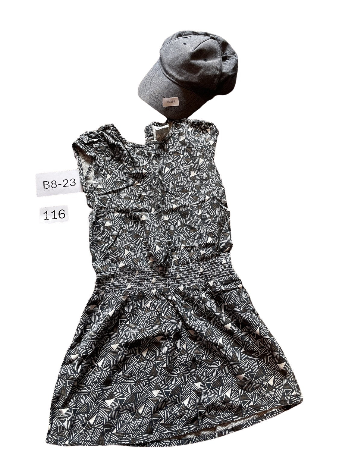 Kleid mit Muster - Gr. 116