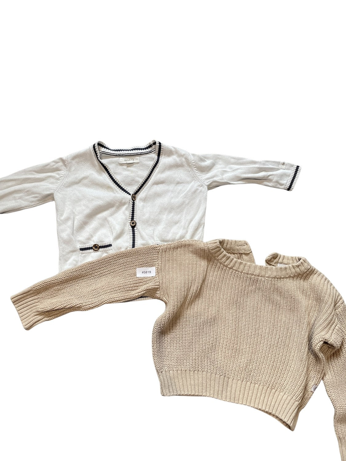 Set Strickjacke und Pullover - Gr. 74