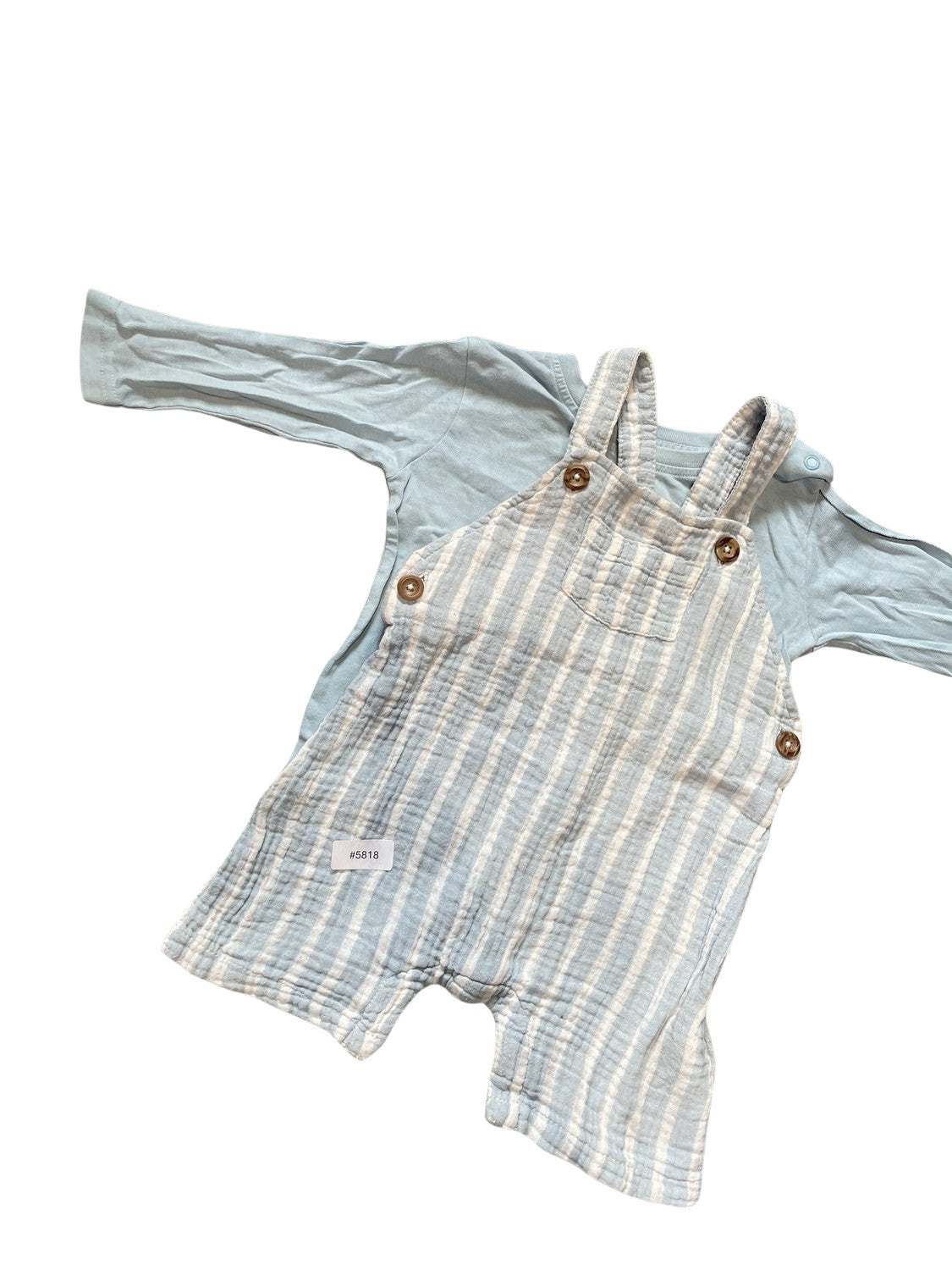 Strampler mit Langarmshirt - Gr. 74