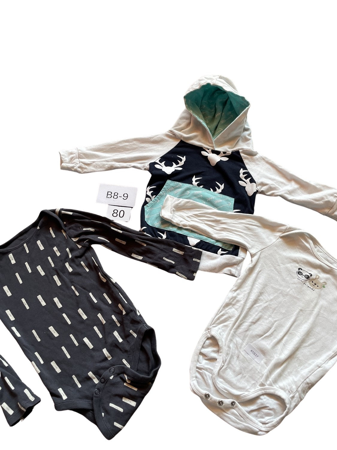 3er Bundle Strampler mit Print - Gr. 80