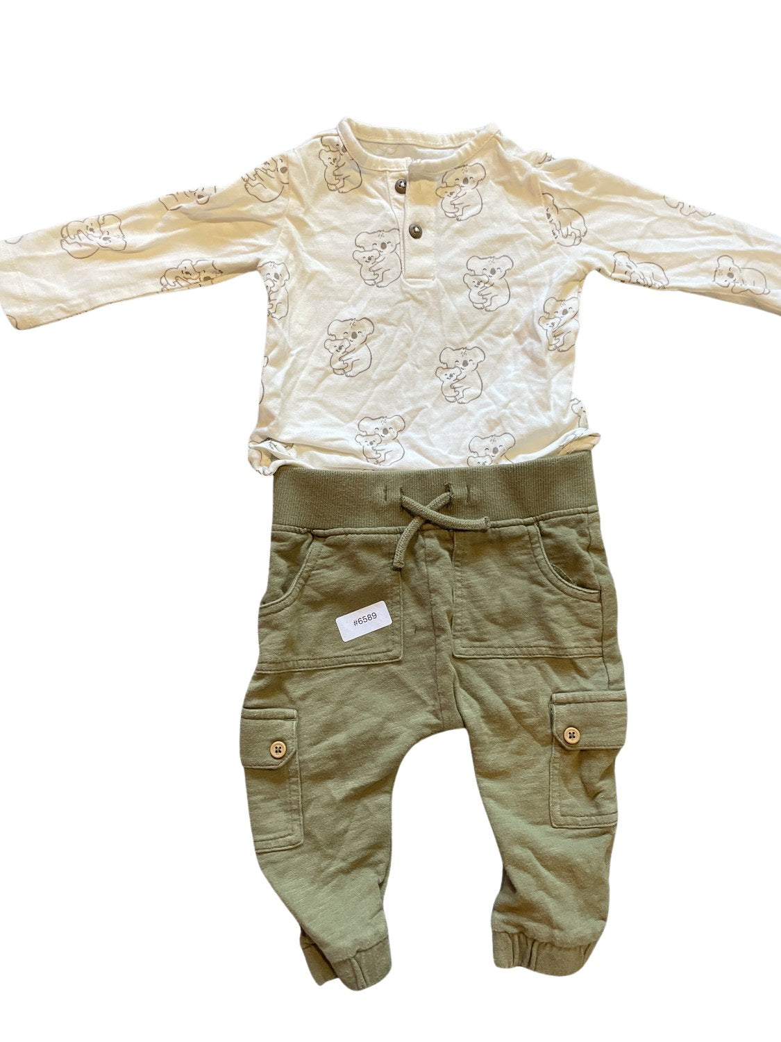 Set Süsses Langarmshirt und Jogginghose - Gr. 68