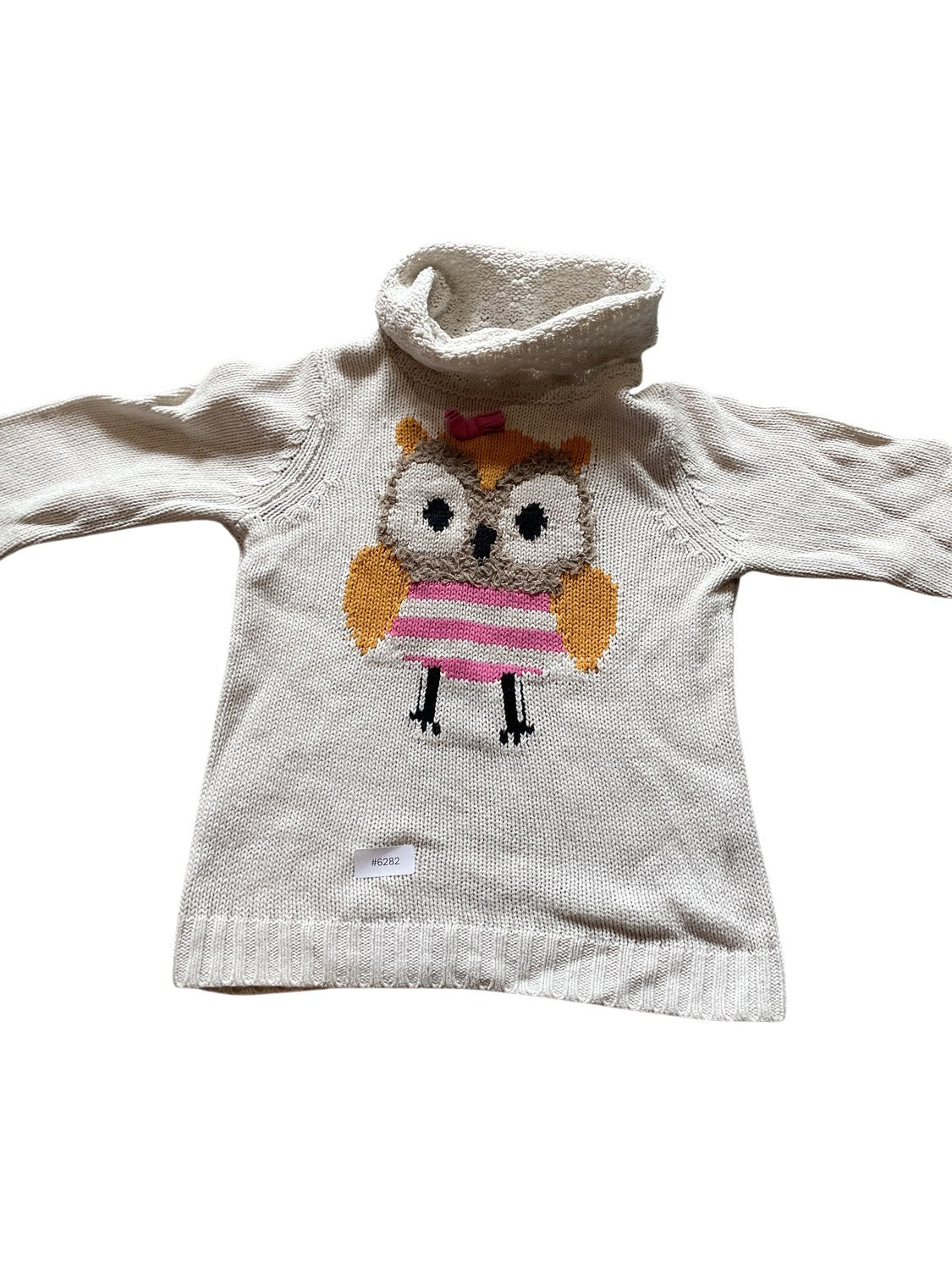 Pullover mit Eulenmotiv - Gr. 110