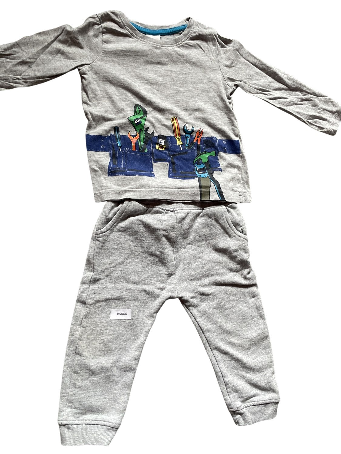 Langarmshirt mit Werkzeugmotiv - Gr. 98