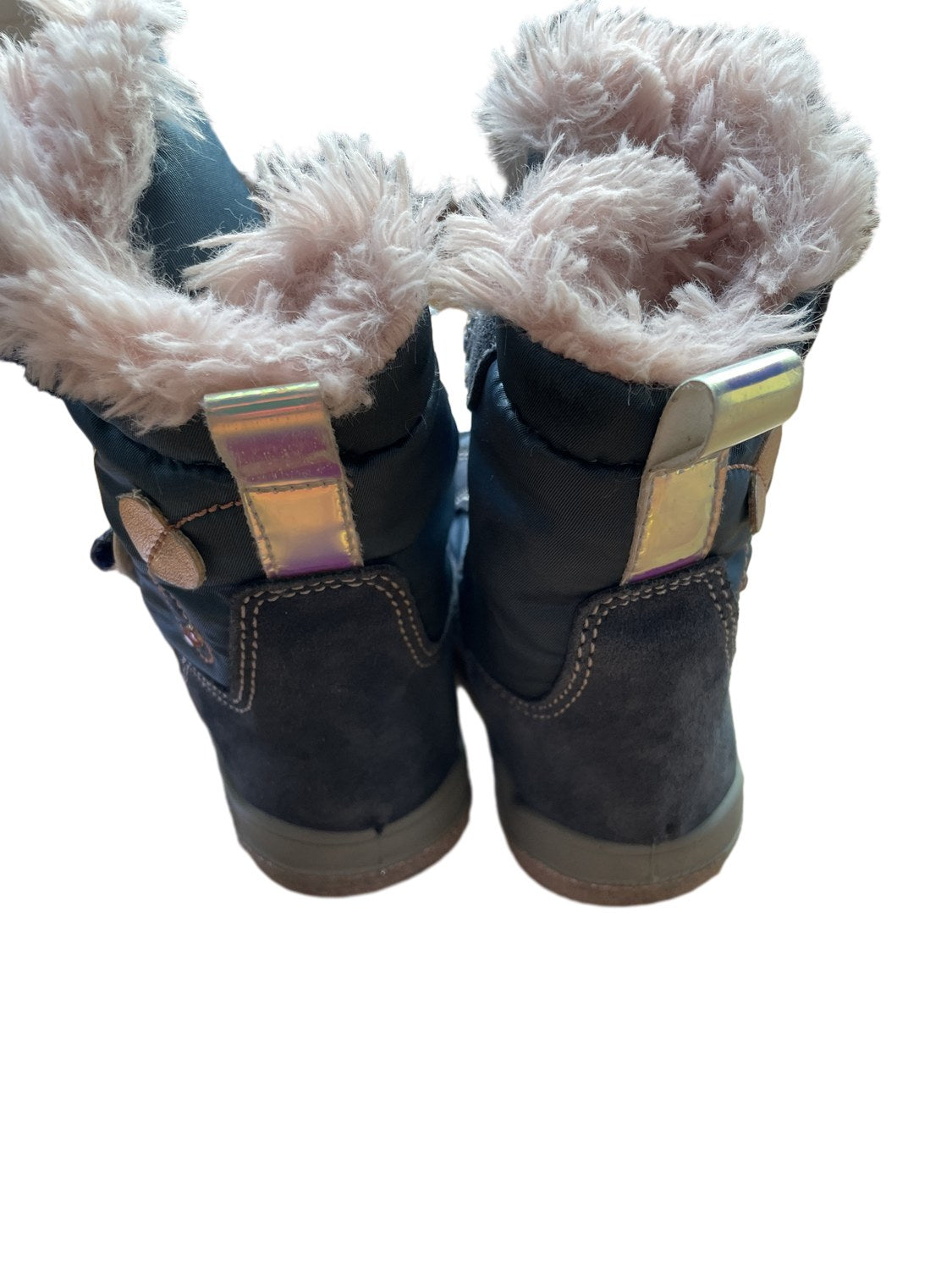 Winterstiefel mit Fellbesatz - Gr. 25