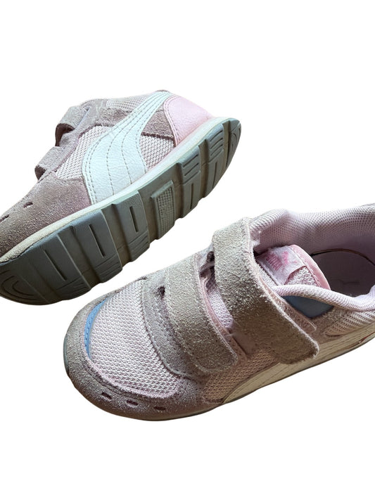 Rosa Schuhe mit Klettverschluss - Gr. 26