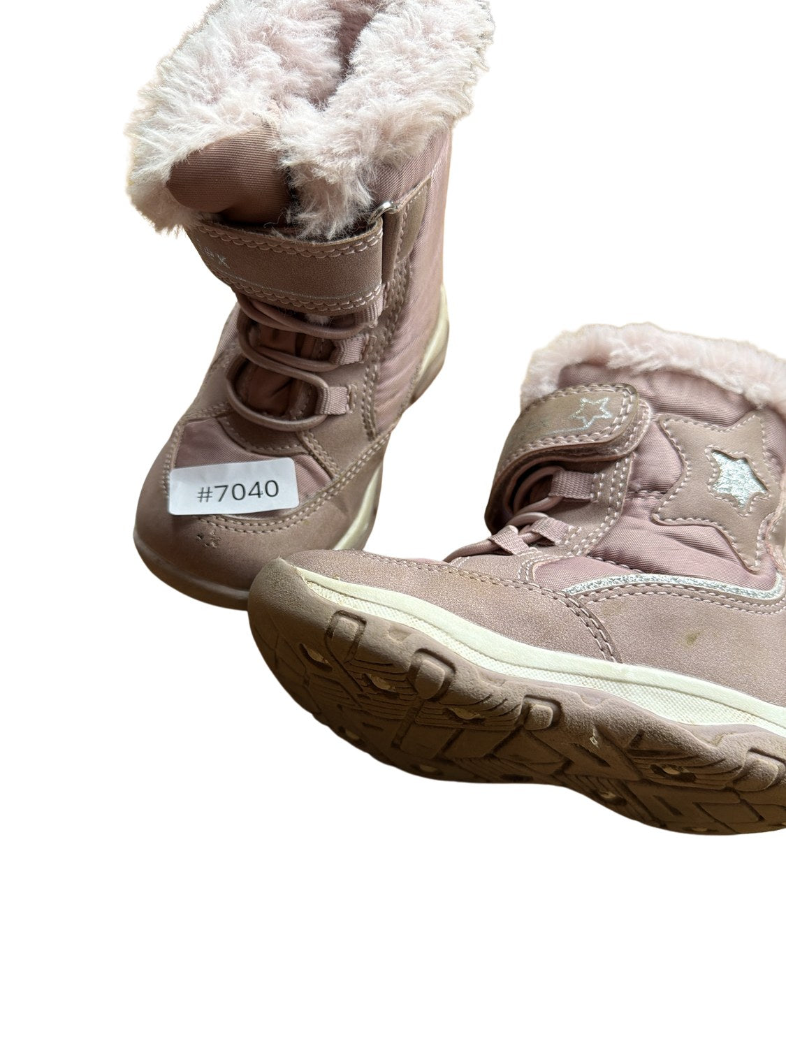 Stiefel mit Fellfutter - Gr. 23