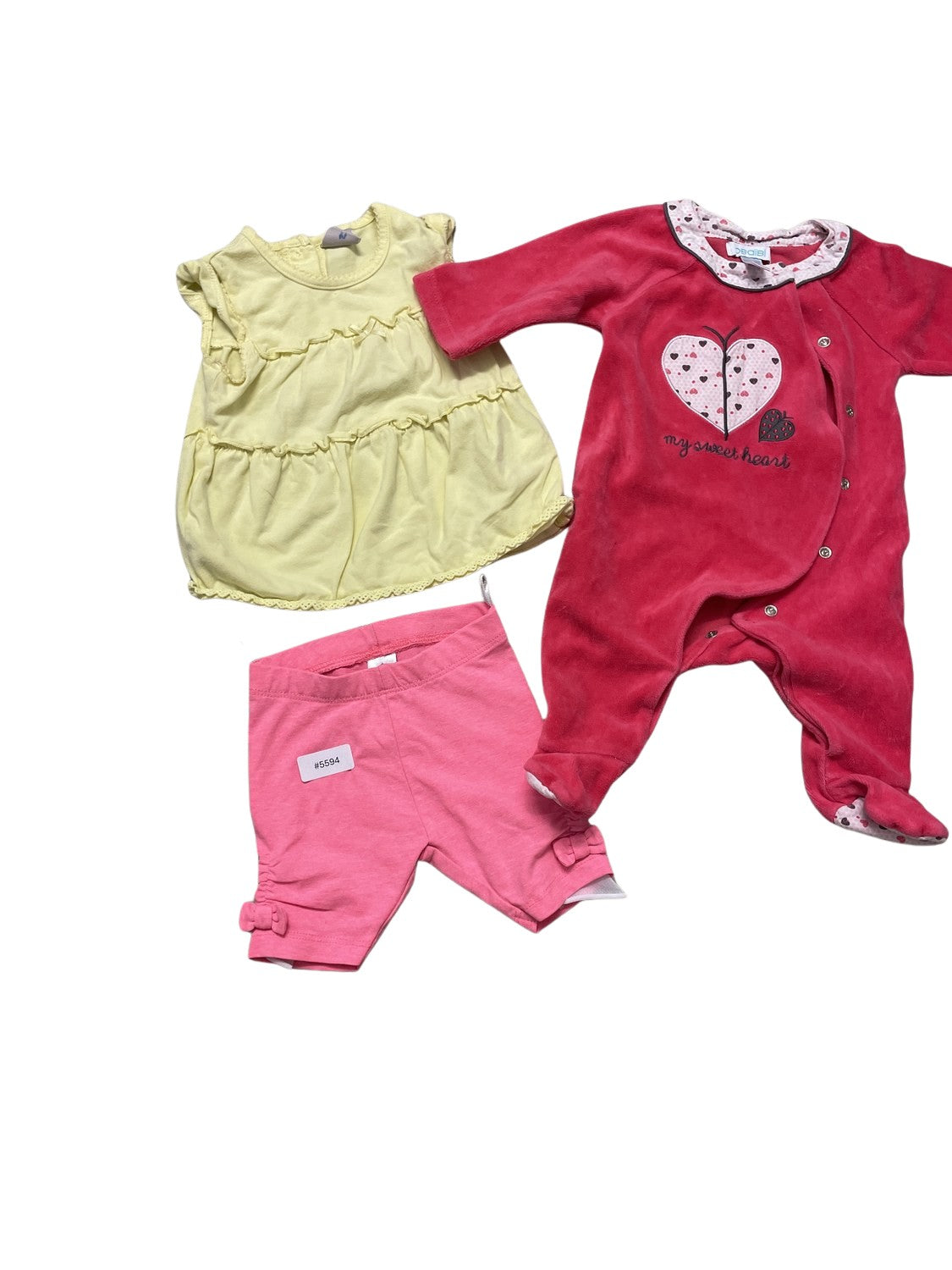 Set Strampler und Kleid mit Shorts - Gr. 62