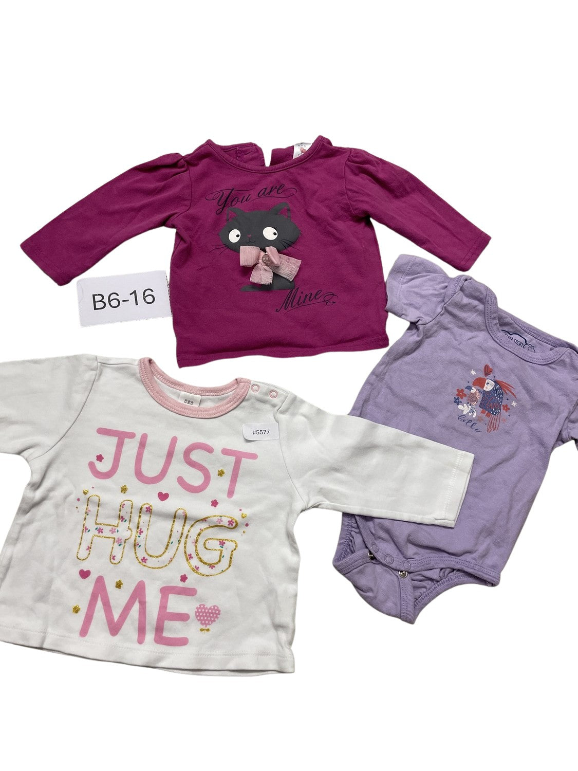 3er Bundle Langarmshirts - Gr. 62