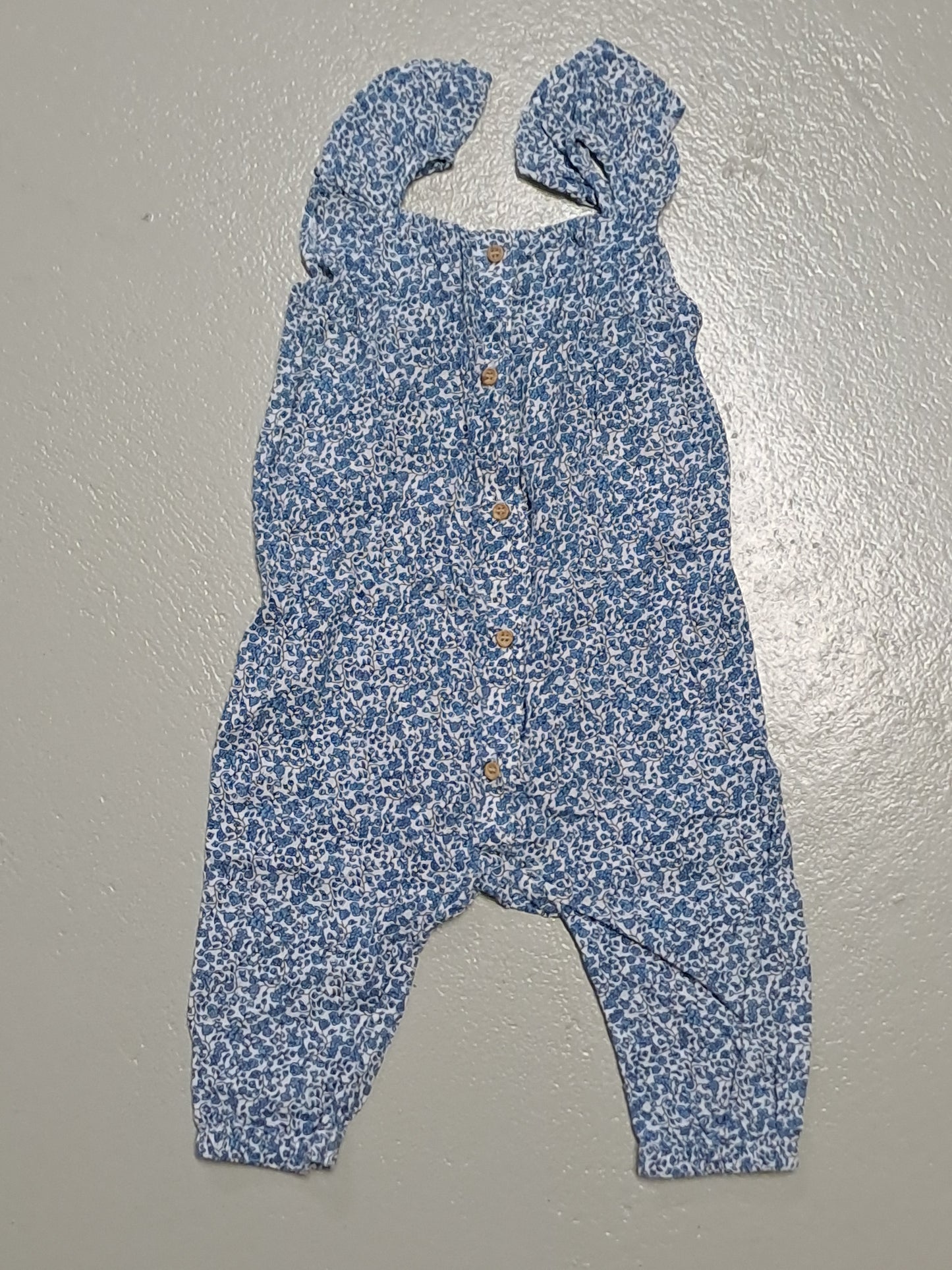 Jumpsuite lang Blumen - Gr. 74