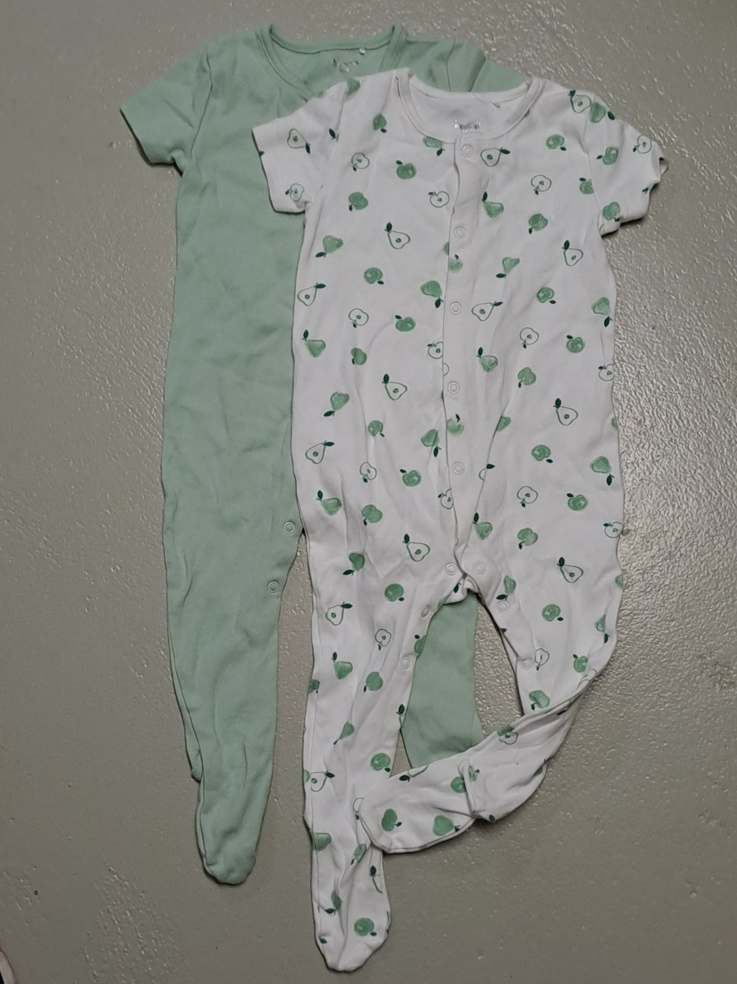 2er Bundle - Strampler Apfel - Gr. 74/80