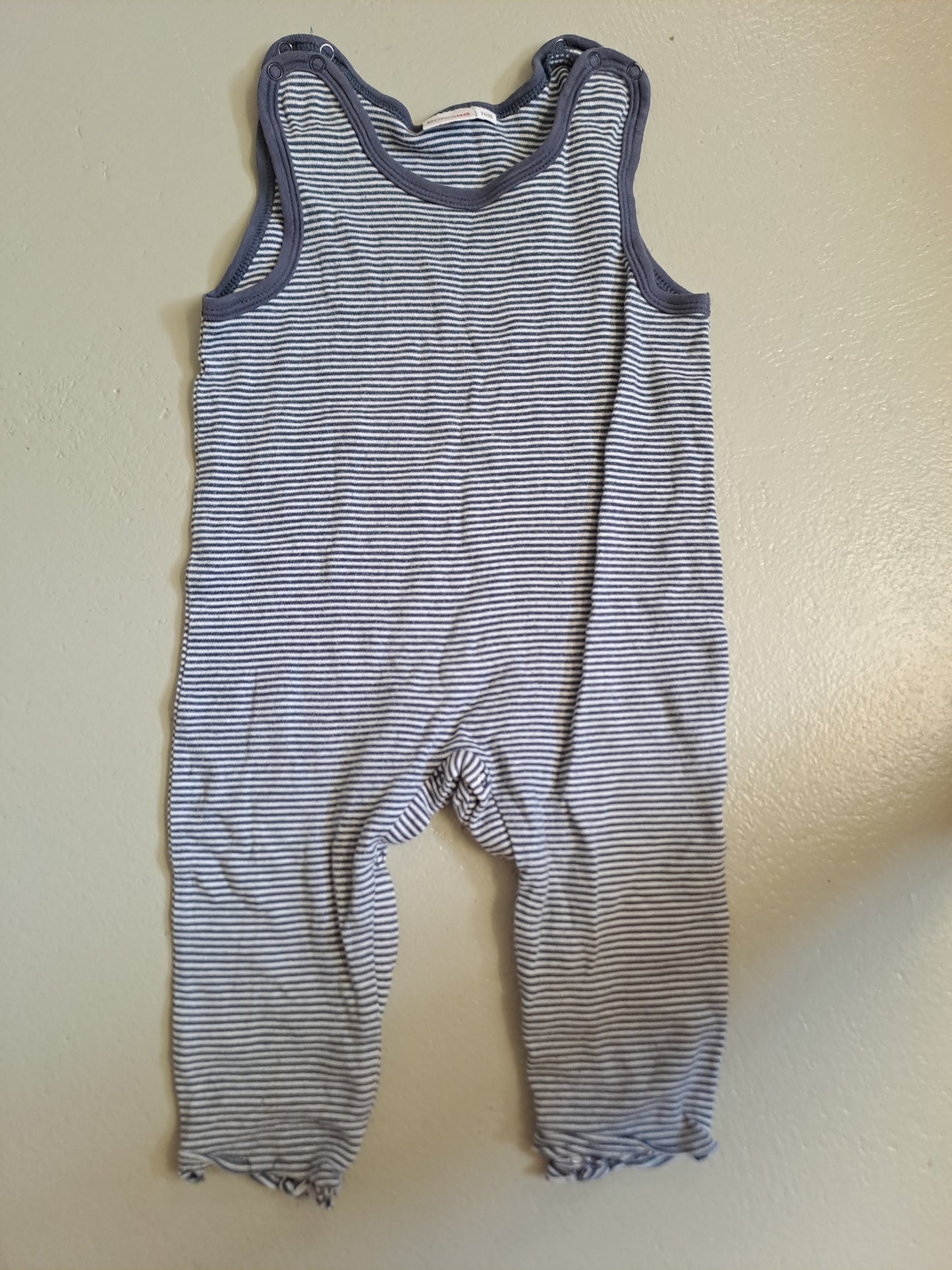 Strampler gestreift- Gr. 74/80