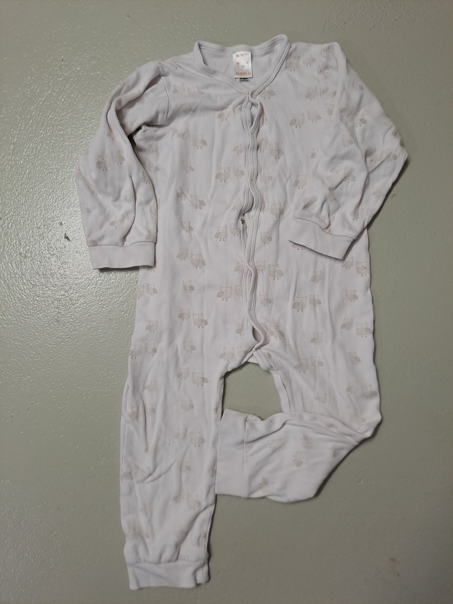 Owl pajamas - size 98/104