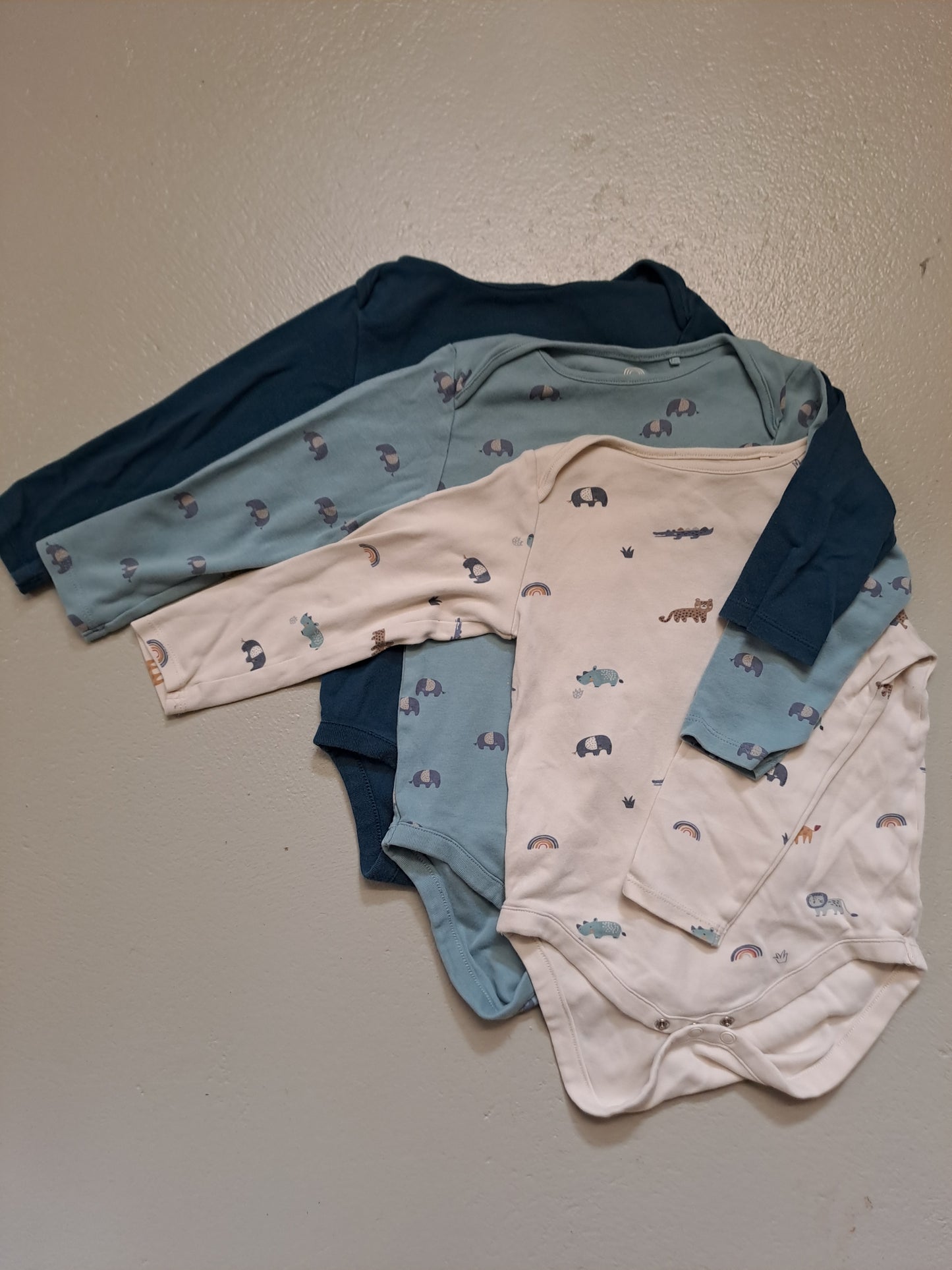 3er Bundle - Body Elefanten - Gr. 98