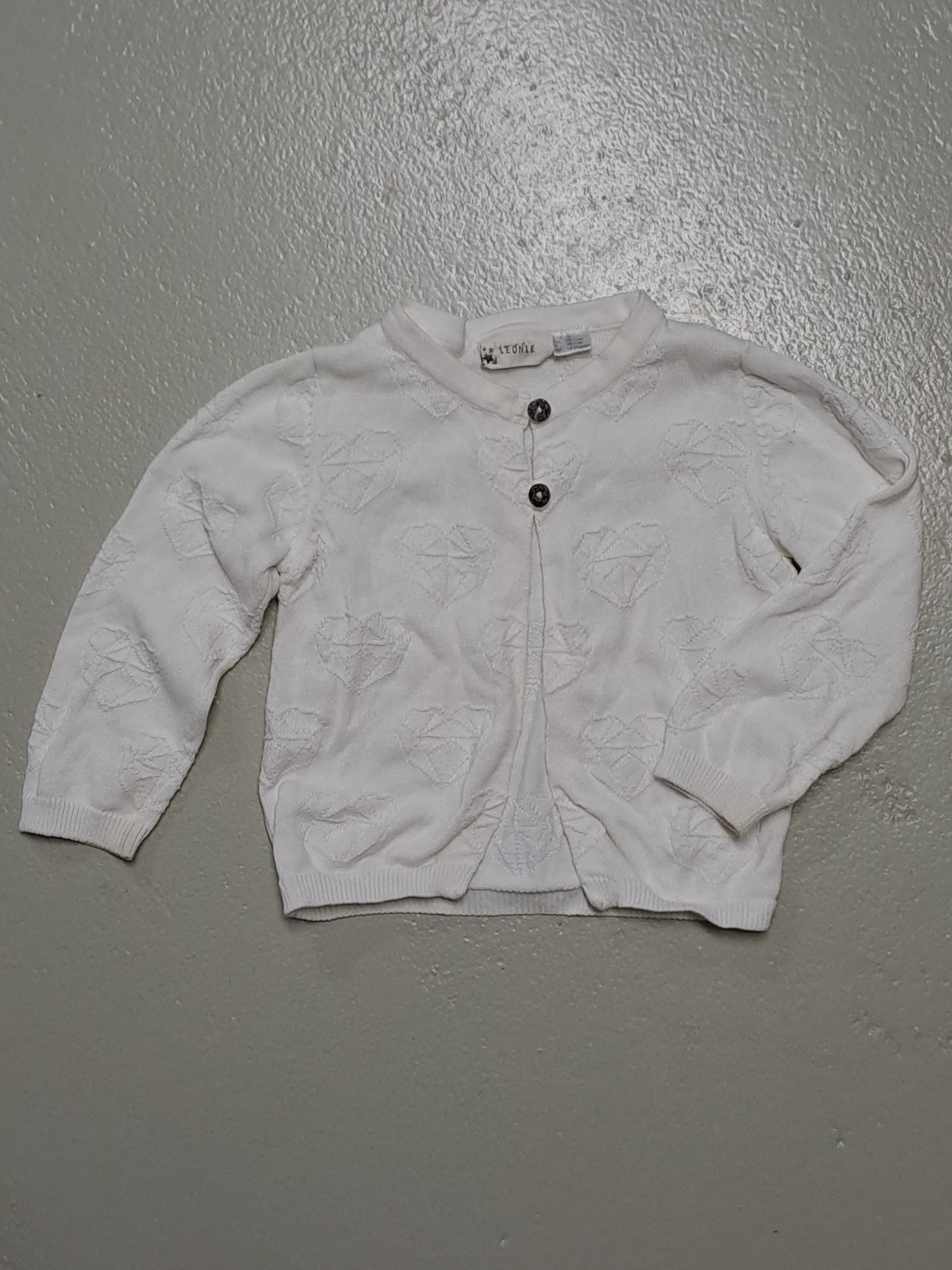 Pullover weiss - Gr. 74/80