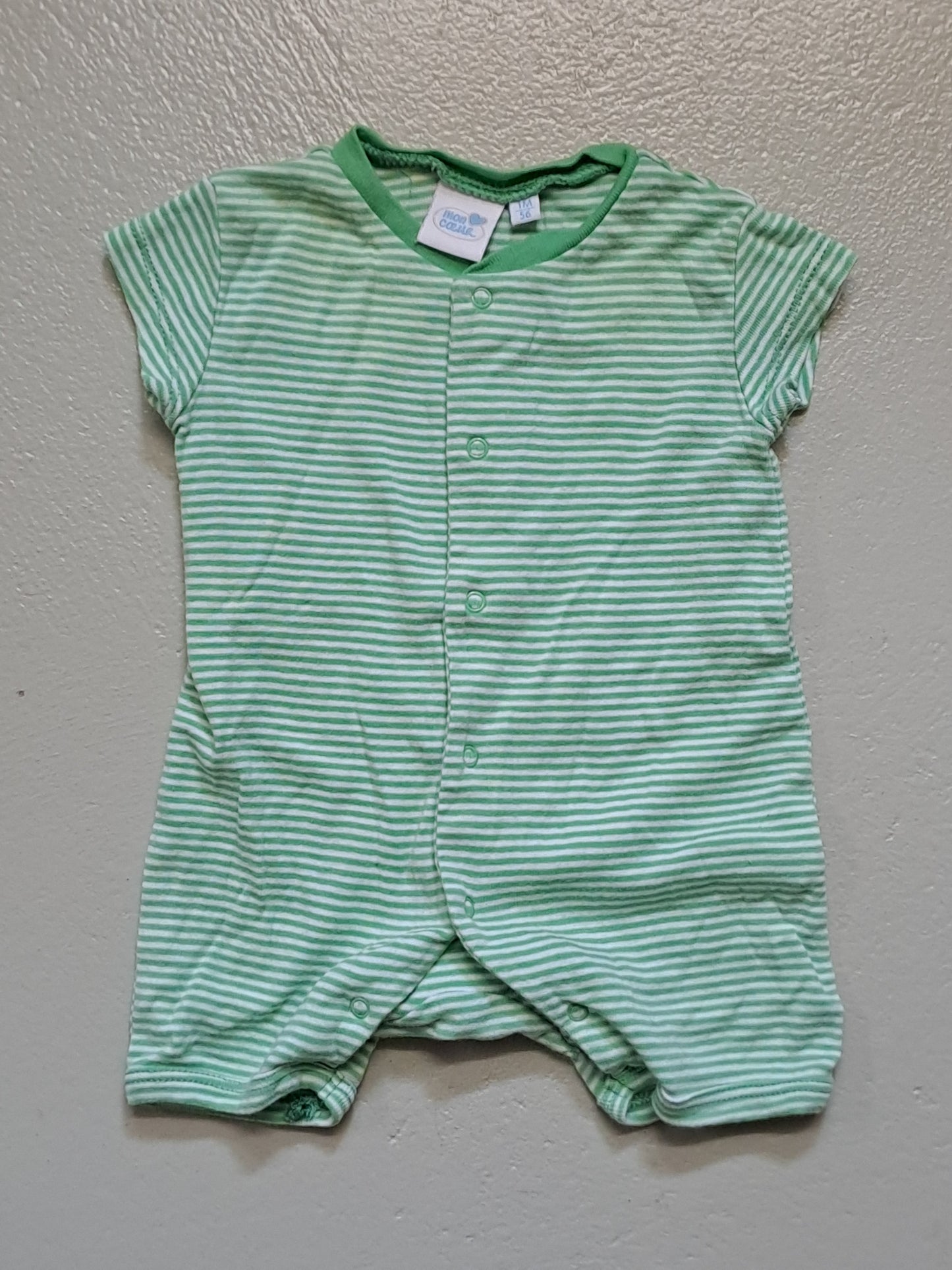 Short striped jumpsuit - size 56