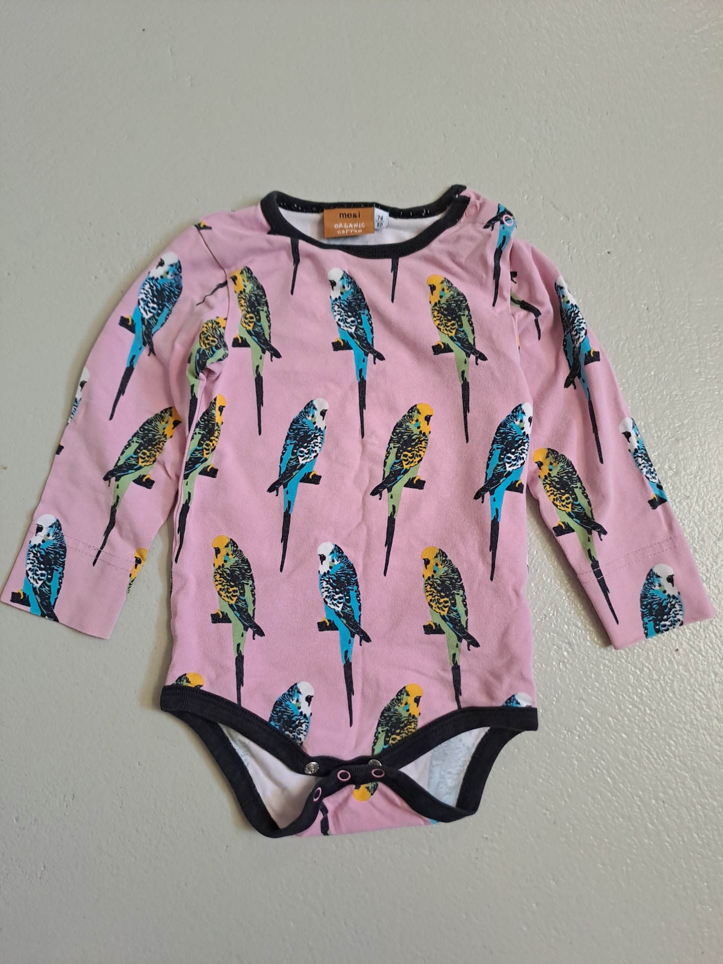 Body Vögel - Gr. 74/80