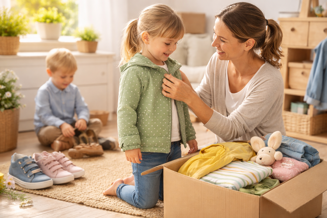 Kinder wachsen – und was lernen sie durch Second-Hand? 🌍