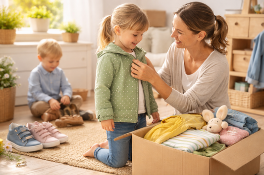 Kinder wachsen – und was lernen sie durch Second-Hand? 🌍
