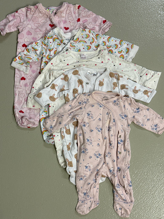 5er Bundle - 
Strampler - Gr. 50/56