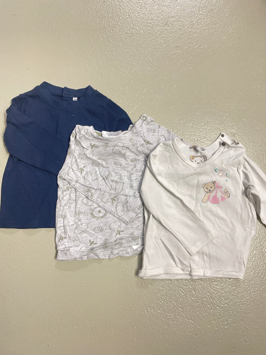3er Bundle - Shirts - Gr. 80