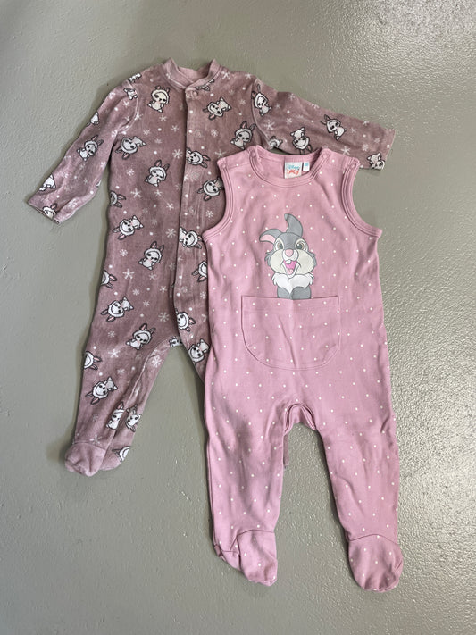 2er Bundle - Strampler lang/kurz - Gr. 68