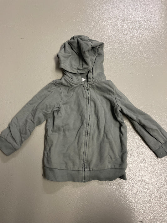 Kapuzenpullover mit Reissverschluss - Gr. 80