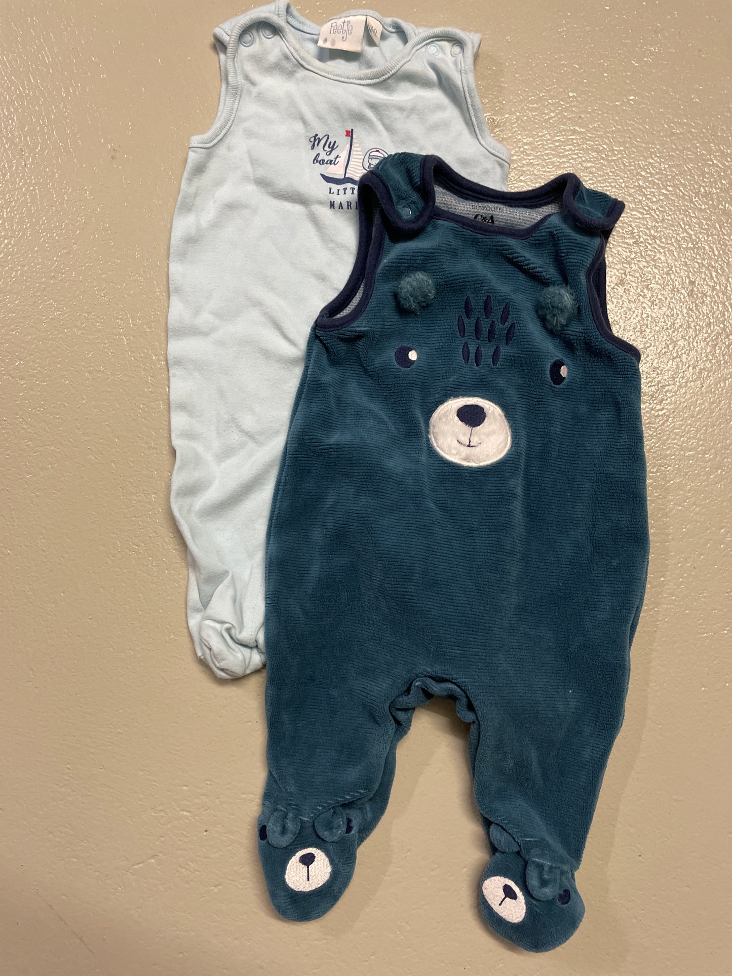 2er Bundle - Strampler kurz - Gr. 62