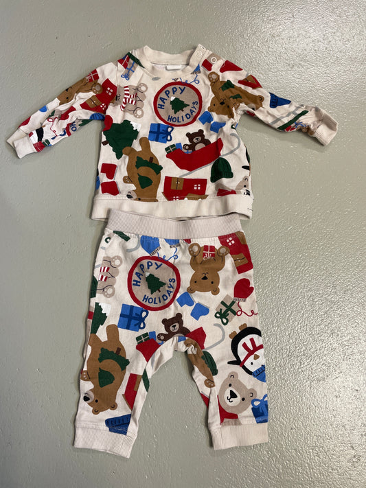 2er Set - Weihnachts Jogginganzug - Gr. 68