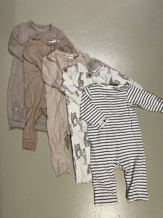 5er Bundle - Strampler lang - Gr. 68