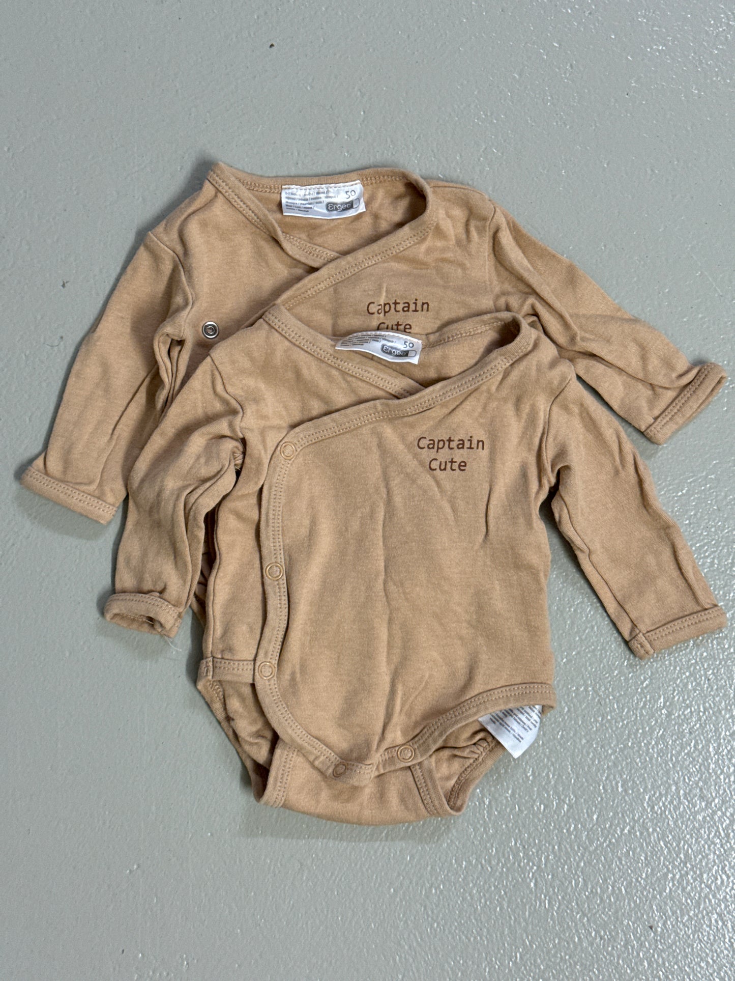 2er Bundle - Body (Wickel) lang - Gr. 50