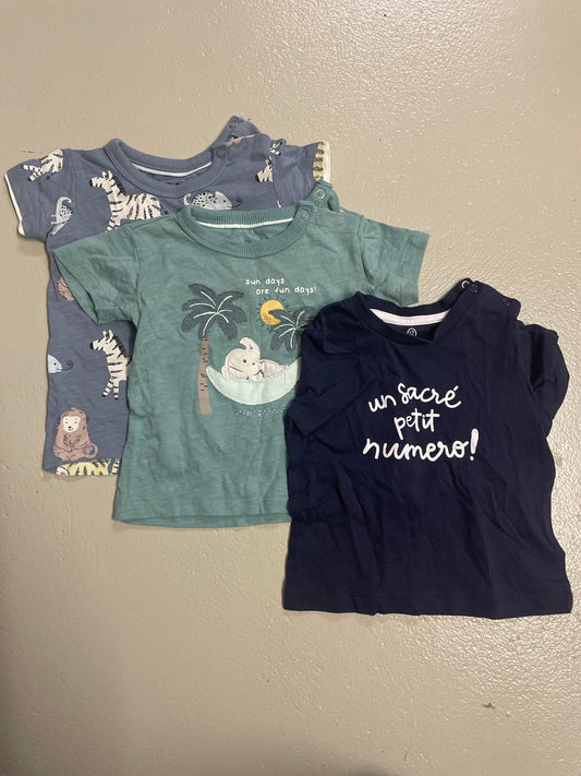 3er Bundle - T-Shirts - Gr. 80