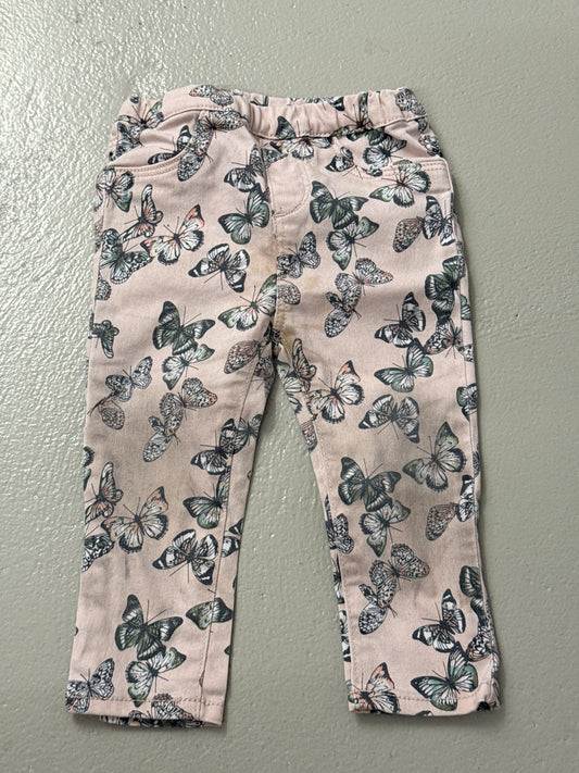 Jeans Schmetterlinge - Gr. 80