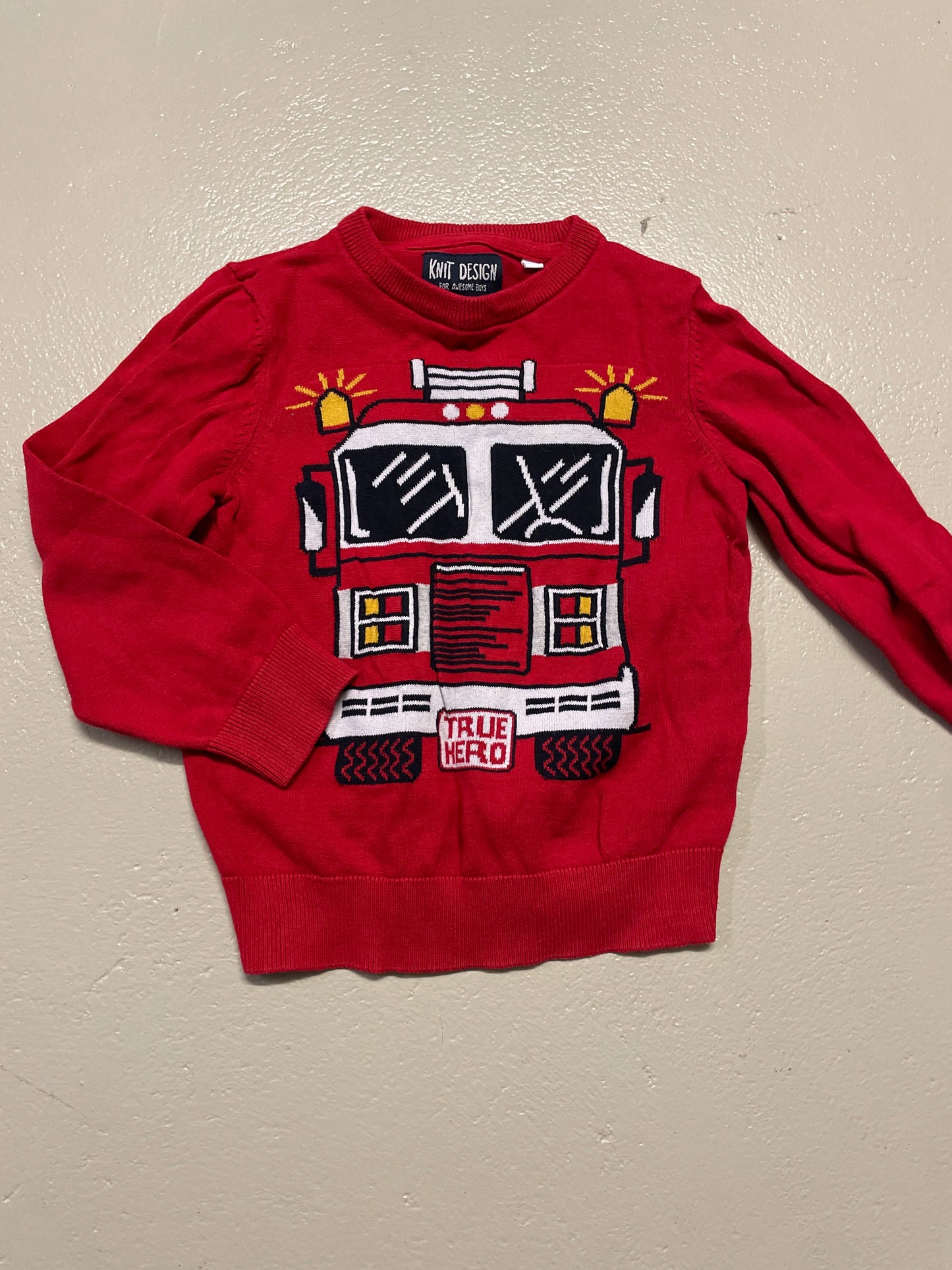 Pullover Feuerwehr - Gr. 116