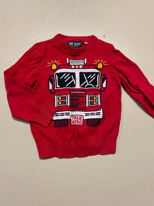 Pullover Feuerwehr - Gr. 116