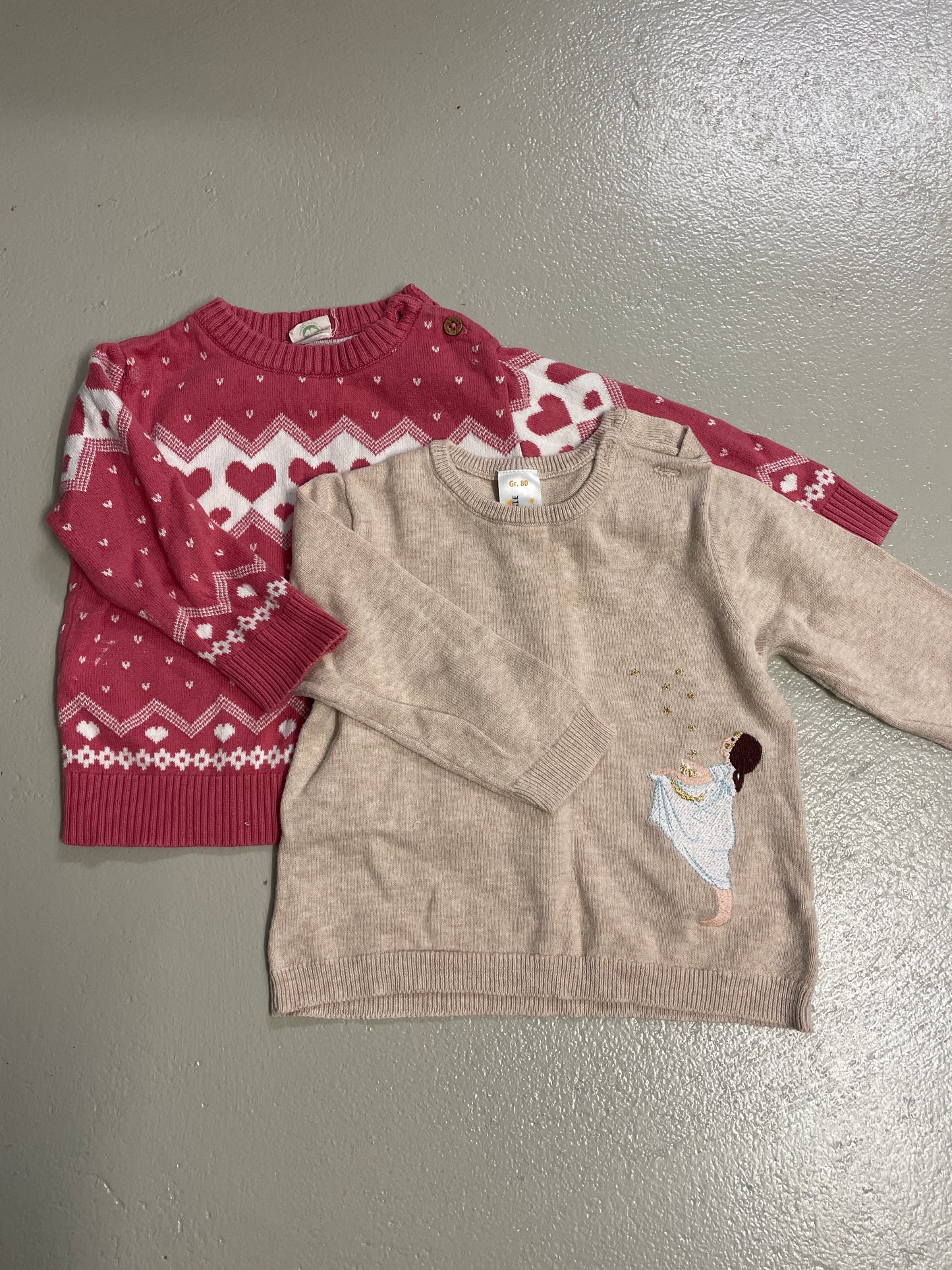 2er Bundle - Strickpullover - Gr. 80