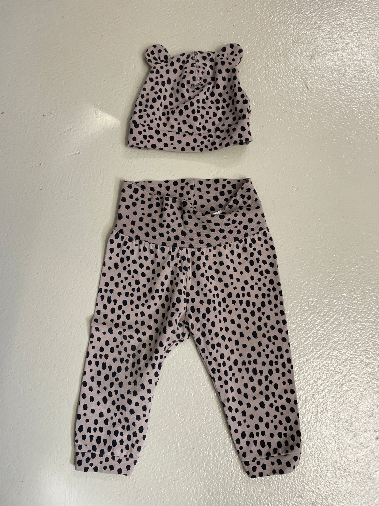 2er Set - Leggings/Mütze - Gr. 68