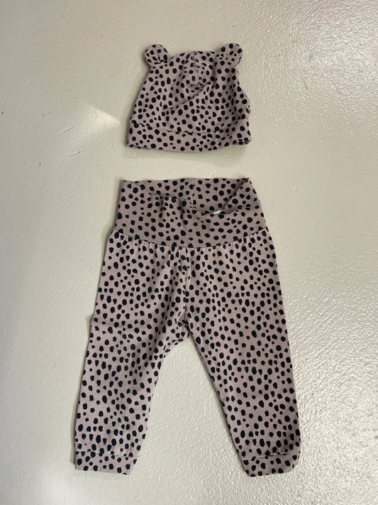 2er Set - Leggings/Mütze - Gr. 68