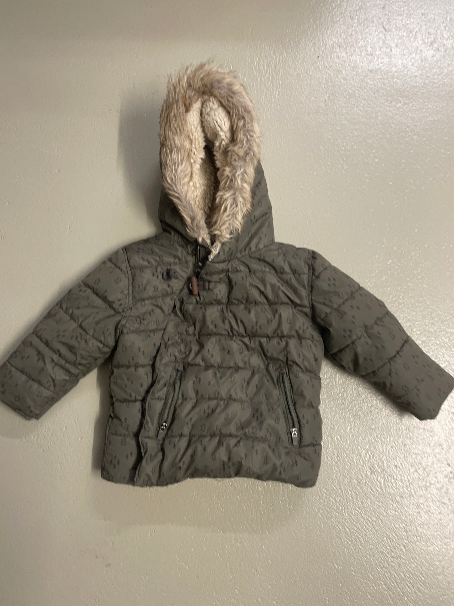 Lined winter jacket - size 80