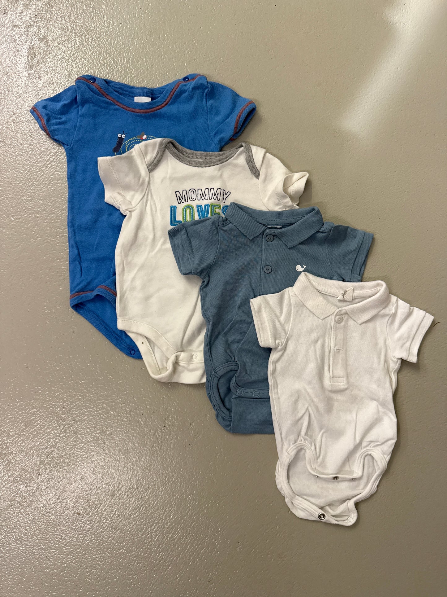 4er Bundle - Body kurz / Polobody - Gr. 56