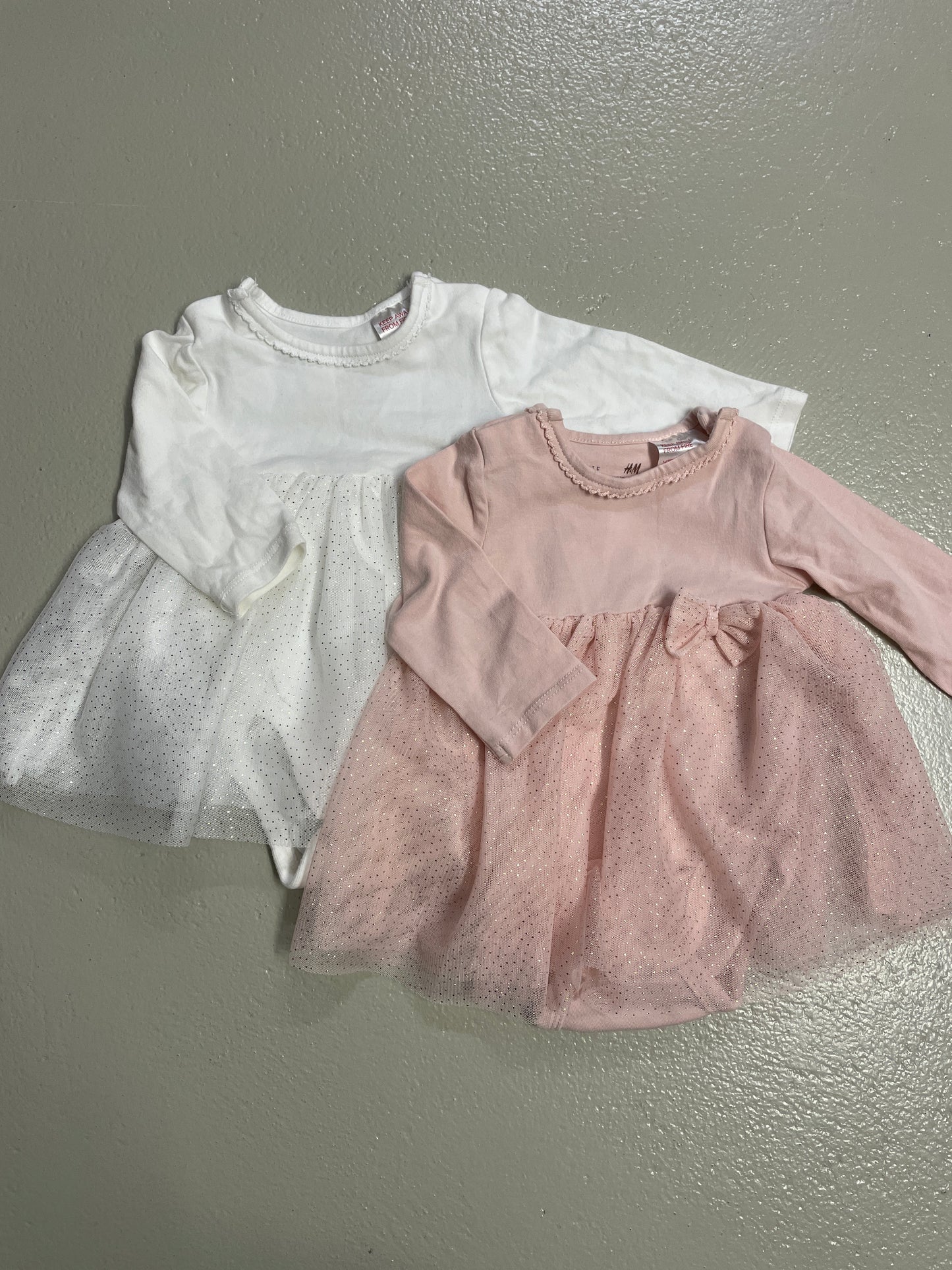 2er Bundle - Tütüs mit eingebautem Body - Gr. 56