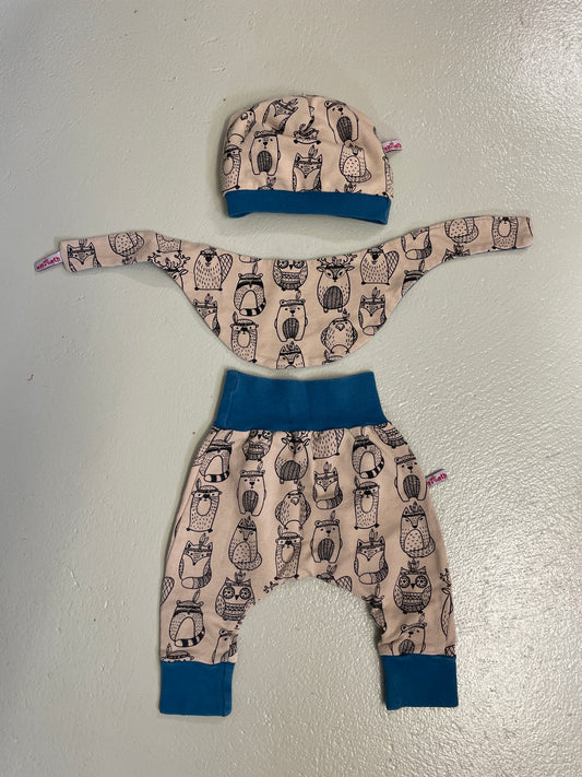 3er Set - Hose/Mütze/ Halstuch - Gr. 56