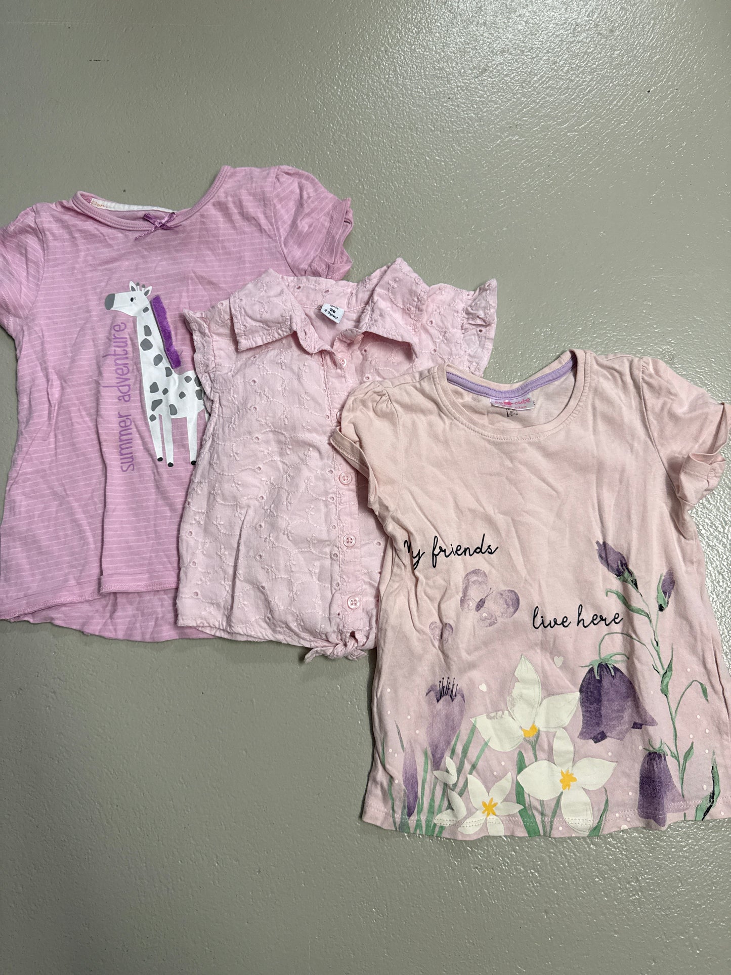 Bundle of 3 - T-Shirt/Blouse - Size 98